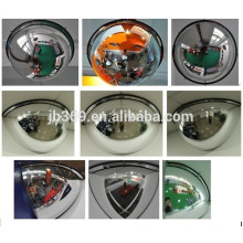 1/2 dome convex mirror, 180 degree acrylic safety dome convex mirrors